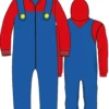 Adult Onesie costume Super Mario L