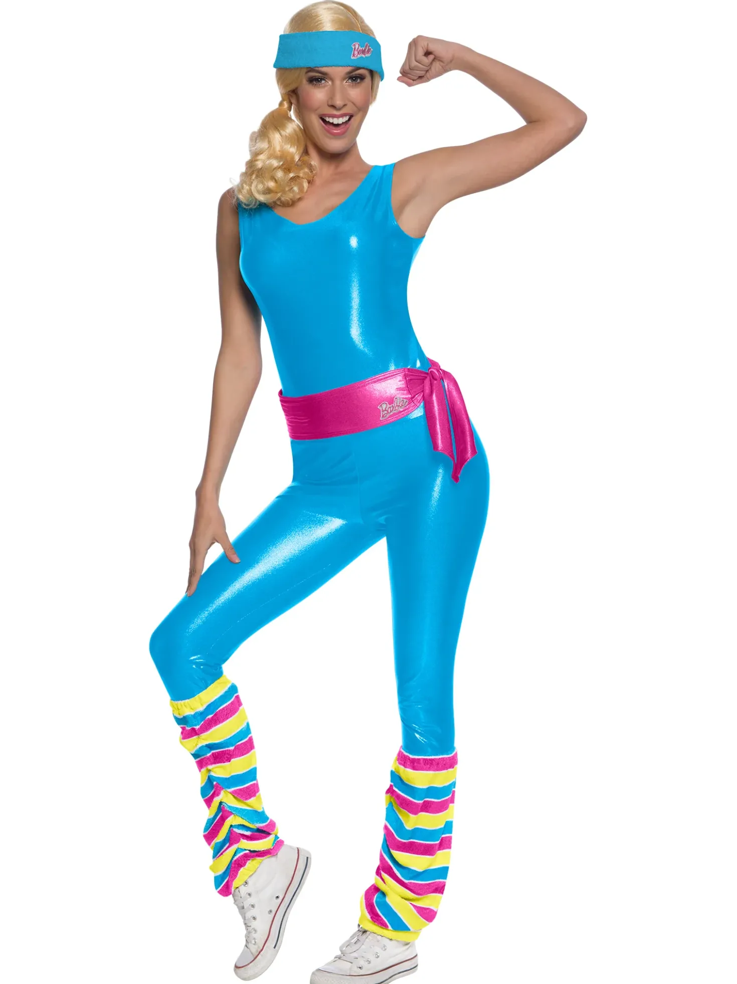 Aerobic Barbie aikuisten naamiaisasu