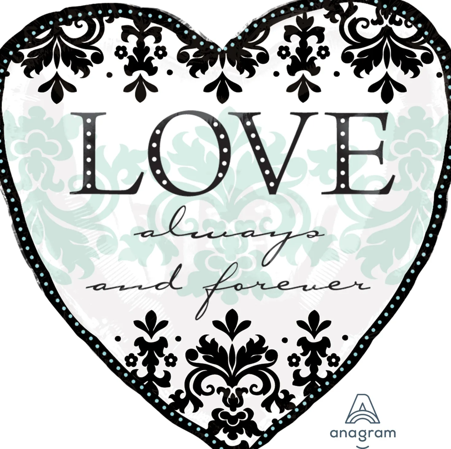 Always and Forever Heart muotofoliopallo