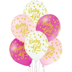 Baby girl ilmapallo 30 cm 6 kpl/pkt