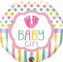 Baby Girl varpaat foliopallo