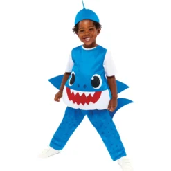 Baby Shark asu sininen 1-2 vuotta