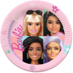 Barbie suuri pahvilautanen 23 cm 8 kpl/pkt