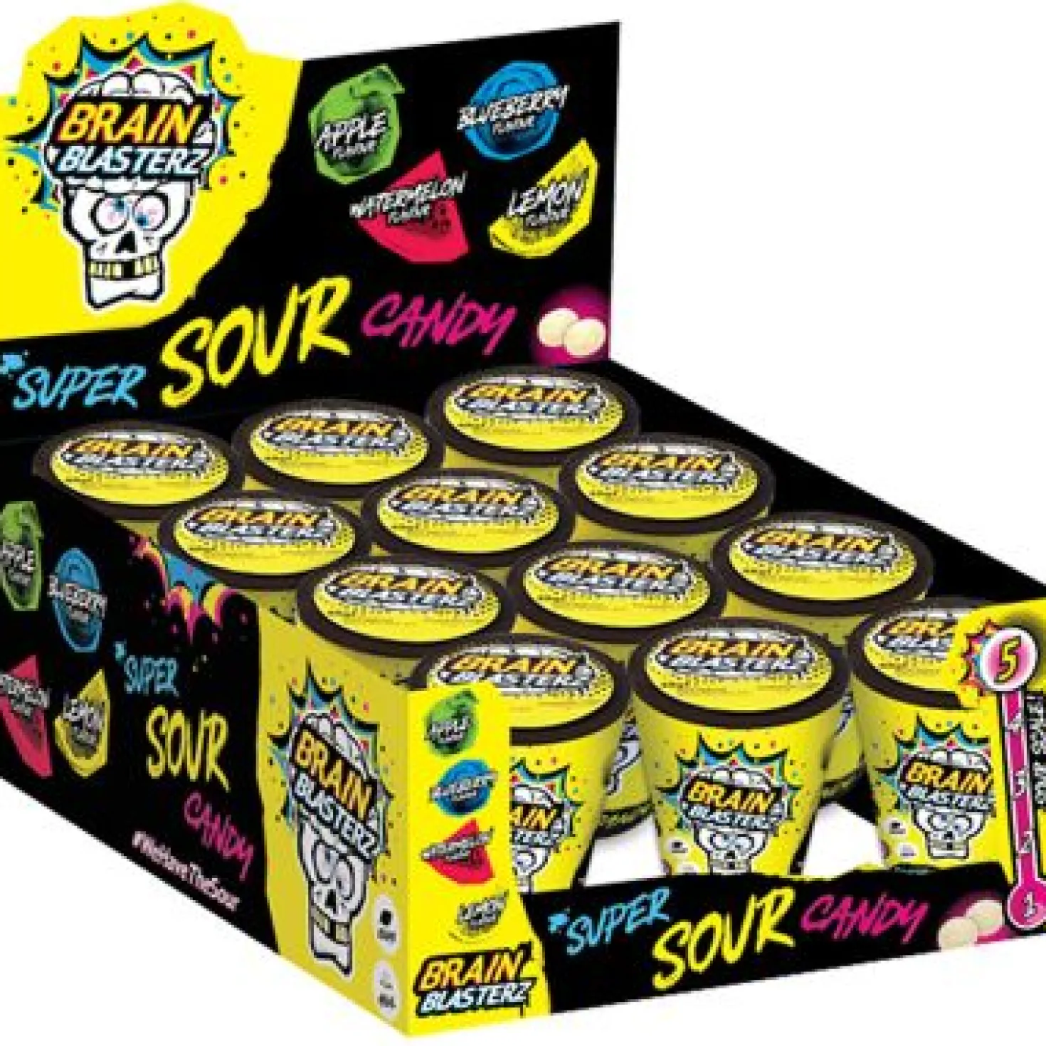 Brain Blasterz Super Sour Candy 48g