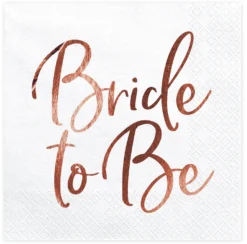 Bride to be suuri lautasliina 20 kpl/pkt