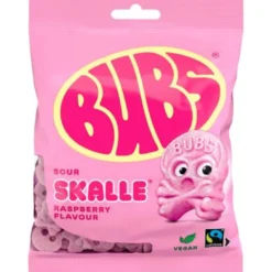 Bubs Vadelma Vaahtokallo 90g