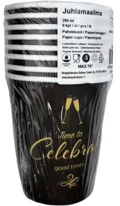 Celebrate pahvimuki 8 kpl/pkt