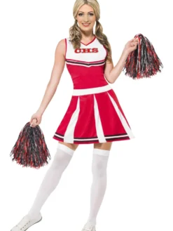 Cheerleader aikuisten naamiaisasu