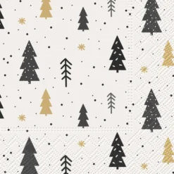 Christmas joulukuuset suuri lautasliina 33 x 33 cm 20 kpl/pkt