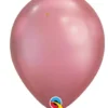 19 cm metallikromivanharoosa ilmapallo 100 kpl/pss