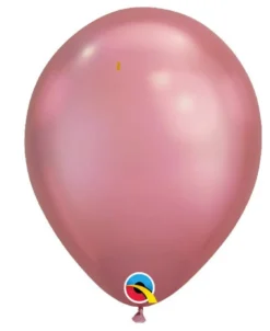 19 cm metallikromivanharoosa ilmapallo 100 kpl/pss