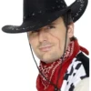 Cowboyhattu mokkajäljitelmä, musta