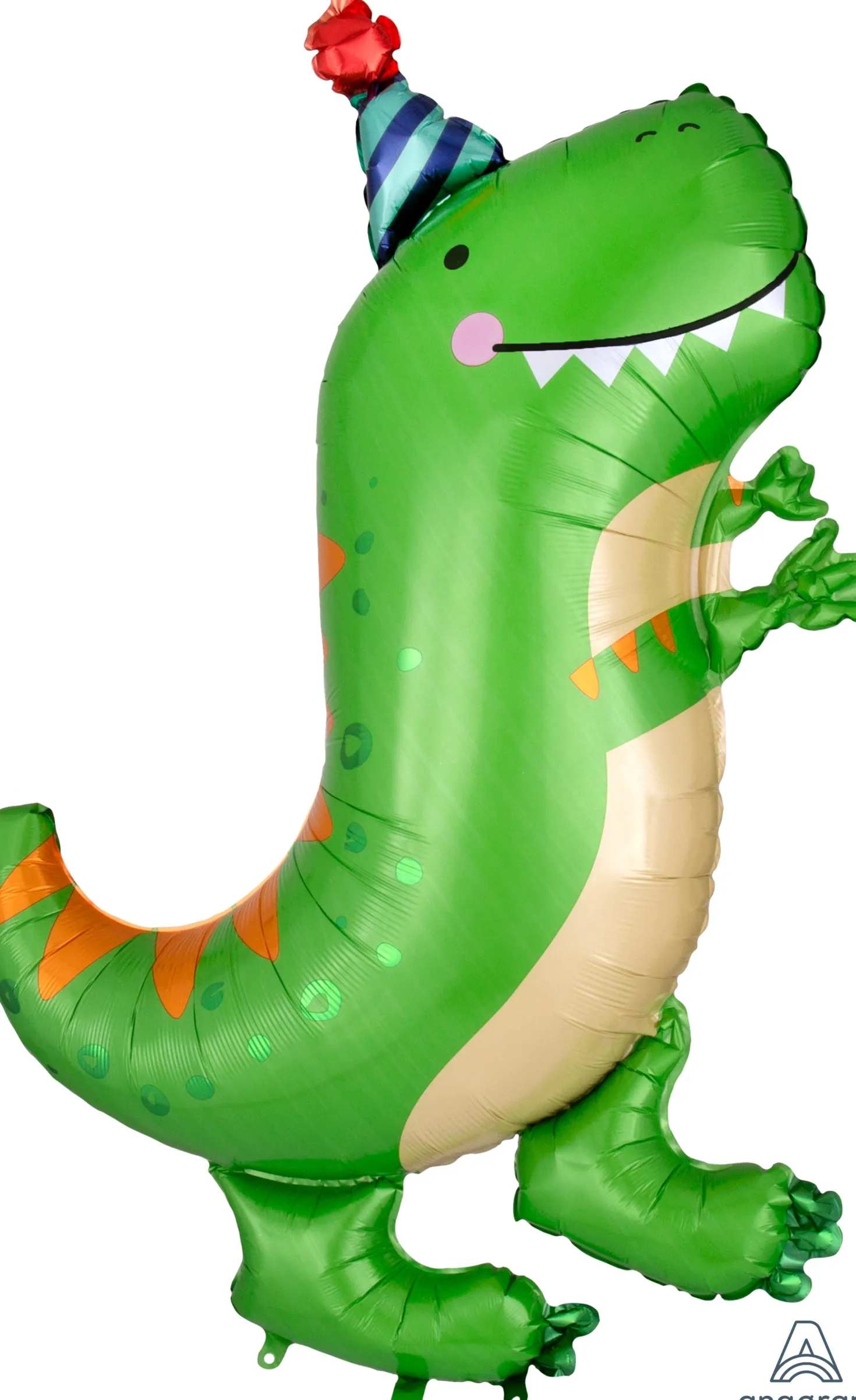 Dino juhlatuulella muotofoliopallo