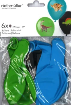 Dinosaurus ilmapallo 28 cm 6 kpl/pss