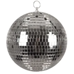 Discopallo hopeanvärinen 20 cm
