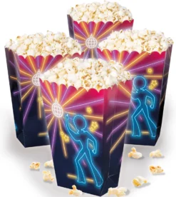 Disco popcornkippo 4 kpl/pkt