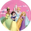 Disney Prinsessat juhlahetki suuri pahvilautanen 23 cm 8 kpl/pkt