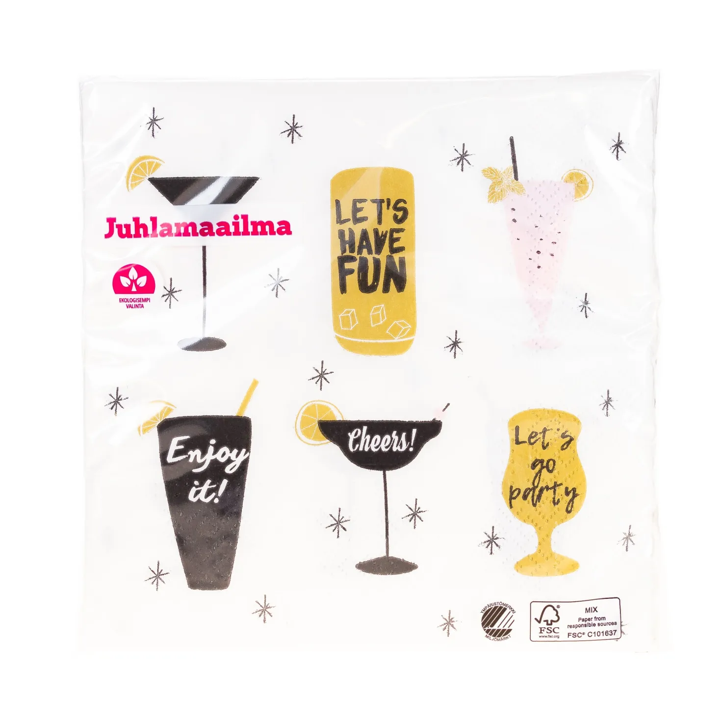 Drinkit suuri lautasliina 33 x 33 cm 20 kpl/pkt