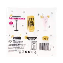 Drinkit suuri lautasliina  33 x 33 cm 20 kpl/pkt