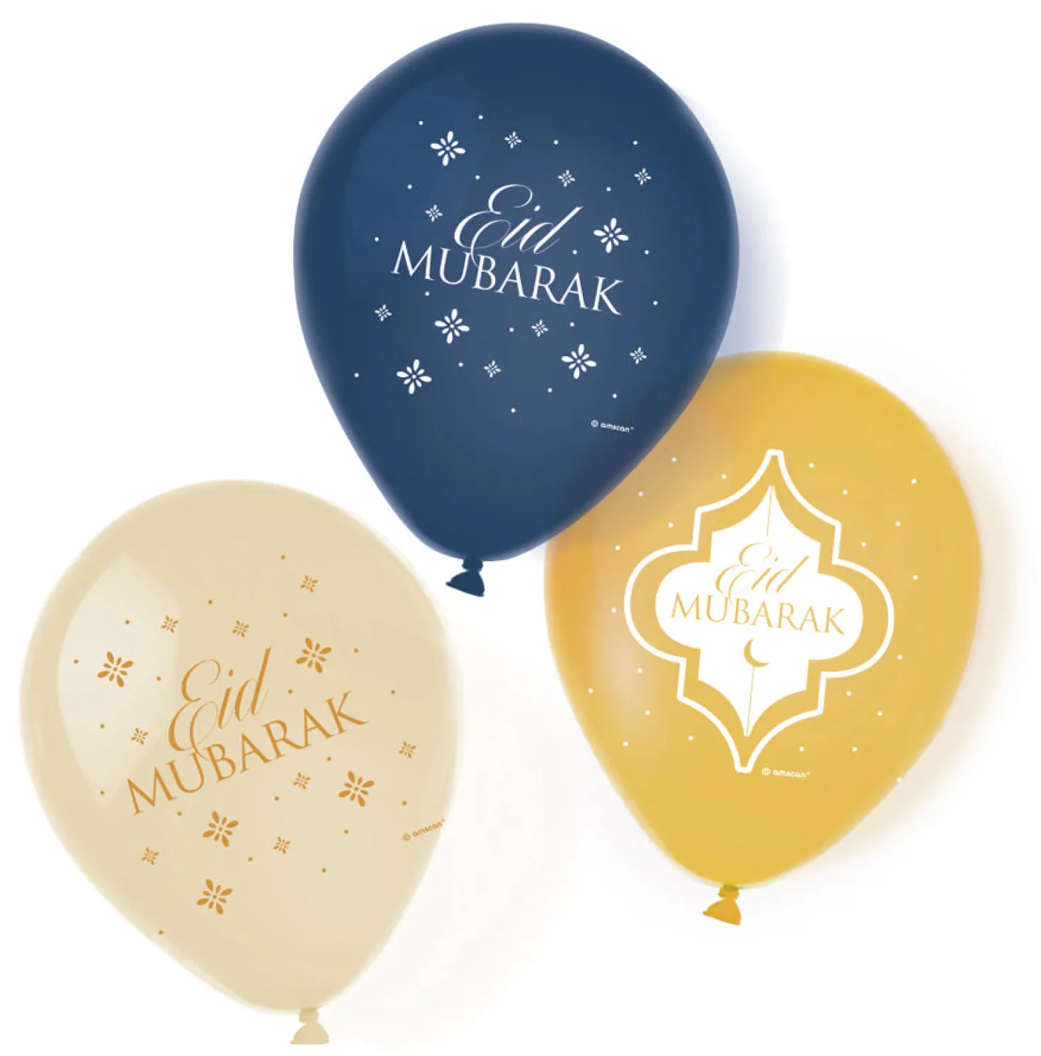 Eid Mubarak ilmapallo 28 cm 6 kpl/pkt