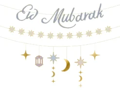 Eid Mubarak koristenauhat, pituus 2 m