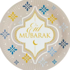 Eid Mubarak suuri pahvilautanen 8 kpl/pkt