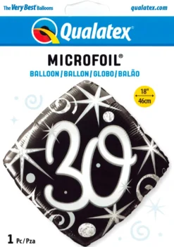 Elegantti numero "30" foliopallo