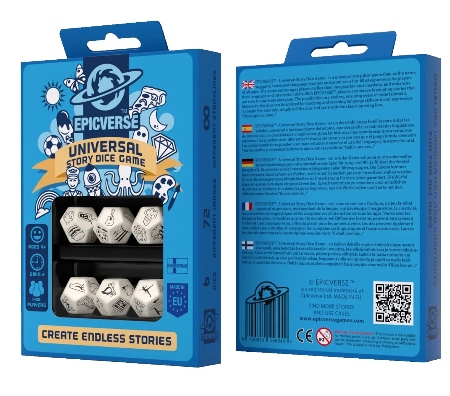 EPICVERSE™ - Universal Story Dice -peli