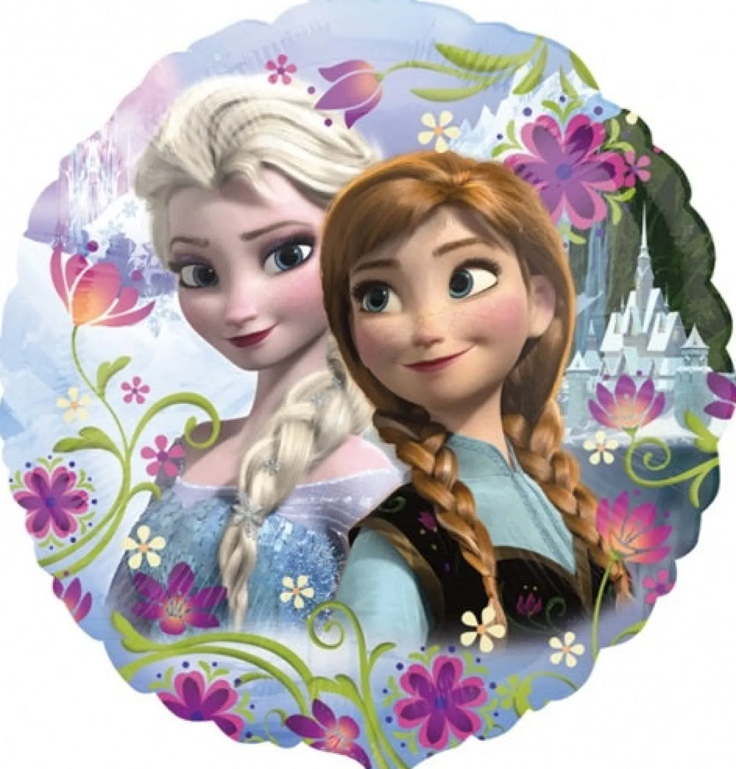 Frozen Anna Ja Elsa foliopallo