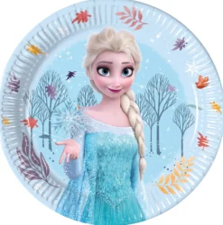Frozen satumainen ihme pahvilautanen 20 cm 8 kpl/pkt