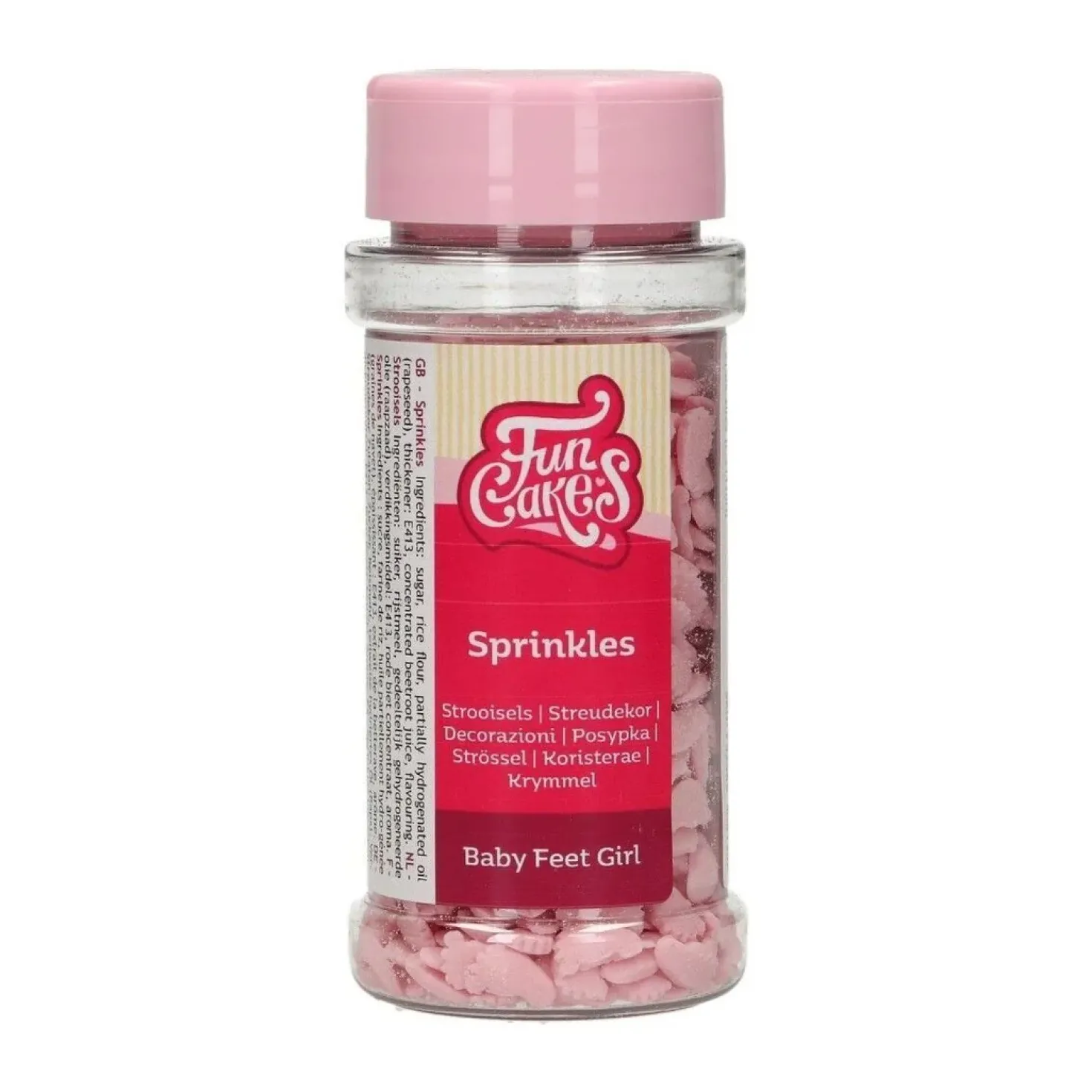 FunCakes koristerae, vaaleanpunaiset varpaat