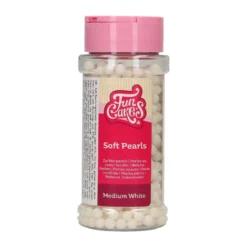 FunCakes pehmeä sokerihelmi, valkoinen (medium) 60 g
