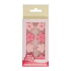 FunCakes syötävä koriste, kukkalajitelma pinkki