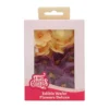 FunCakes syötävät vohvelikukat, Hortensia violetti/keltainen 18 kpl