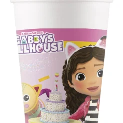 Gabby's dollhouse pahvimuki 200 ml 8 kpl/pkt