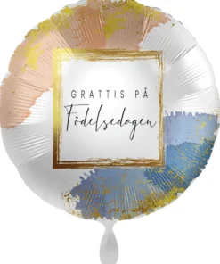 Grattis på födelsedagen foliopallo