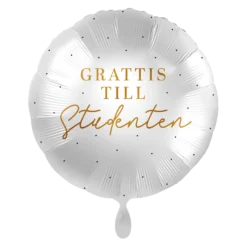 Grattis till studenten foliopallo