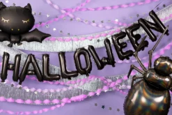 Halloween kirjaimet ilmatäytteinen foliopallo