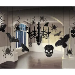 Halloween koristelusetti, 17 kpl/pkt
