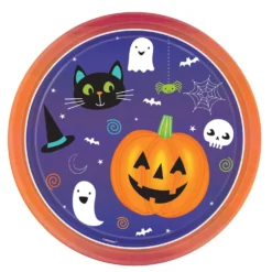 Halloween pahvilautanen 23 cm 8 kpl/pkt