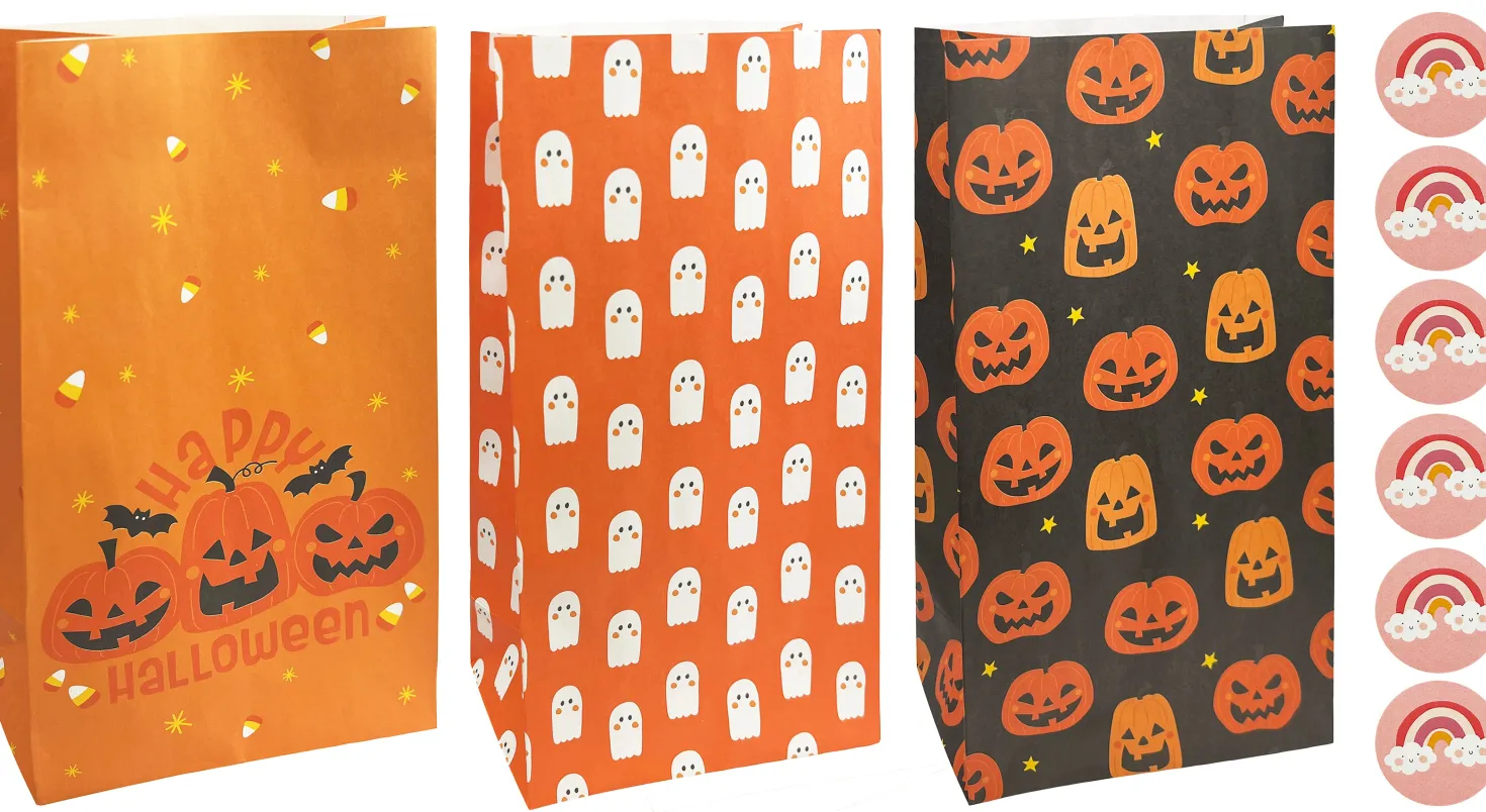 Halloween paperipussit 6 pss/pkt