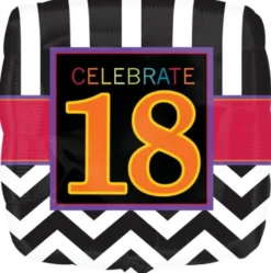 Happy Birthday celebrate 18 foliopallo