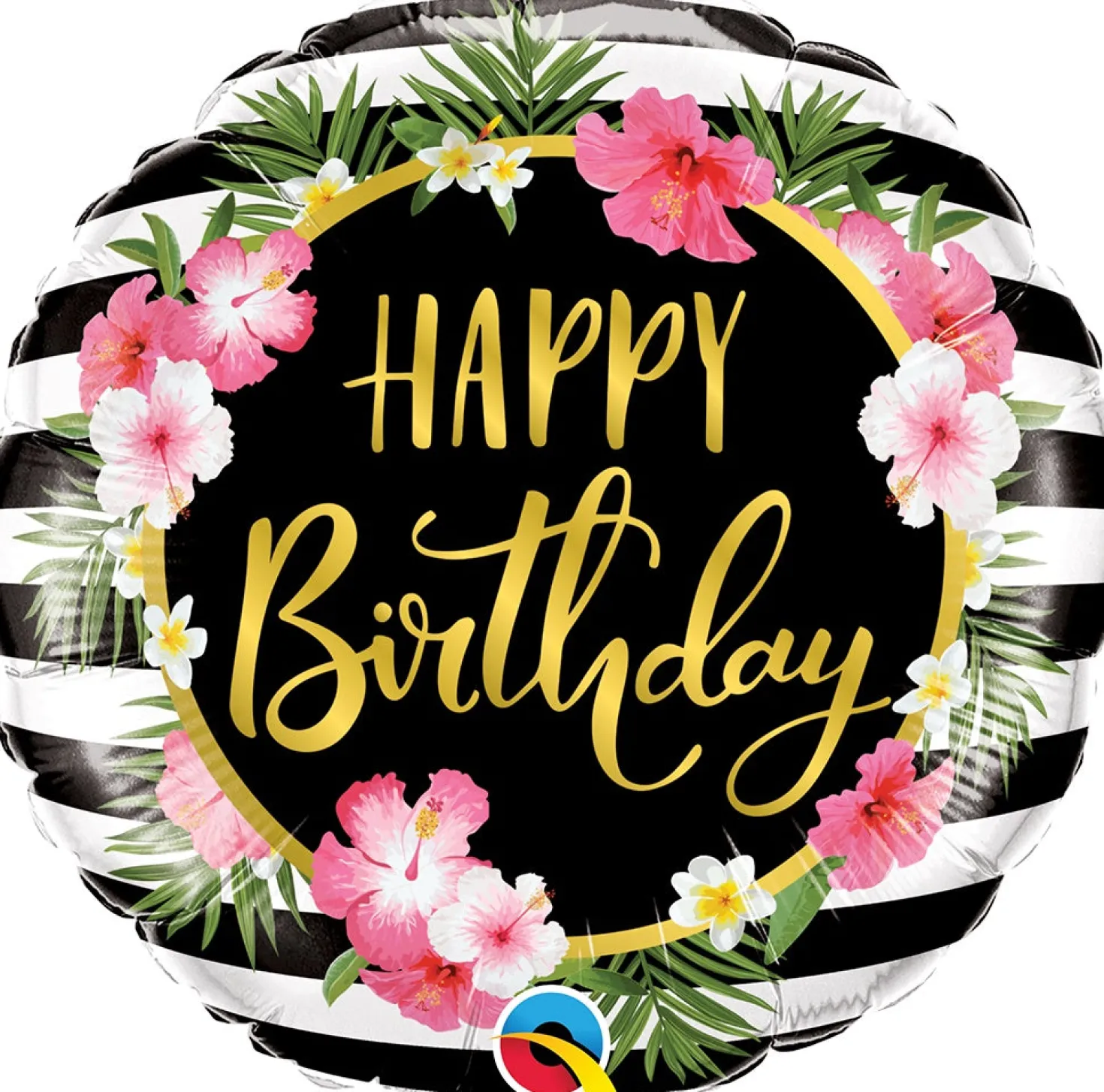 Happy Birthday hibiscus foliopallo