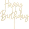 Happy Birthday kakunkoriste puinen 16,5 cm