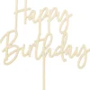 Happy Birthday kakunkoriste puinen 16,5 cm