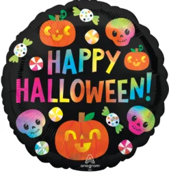 Happy Halloween hologrammi foliopallo