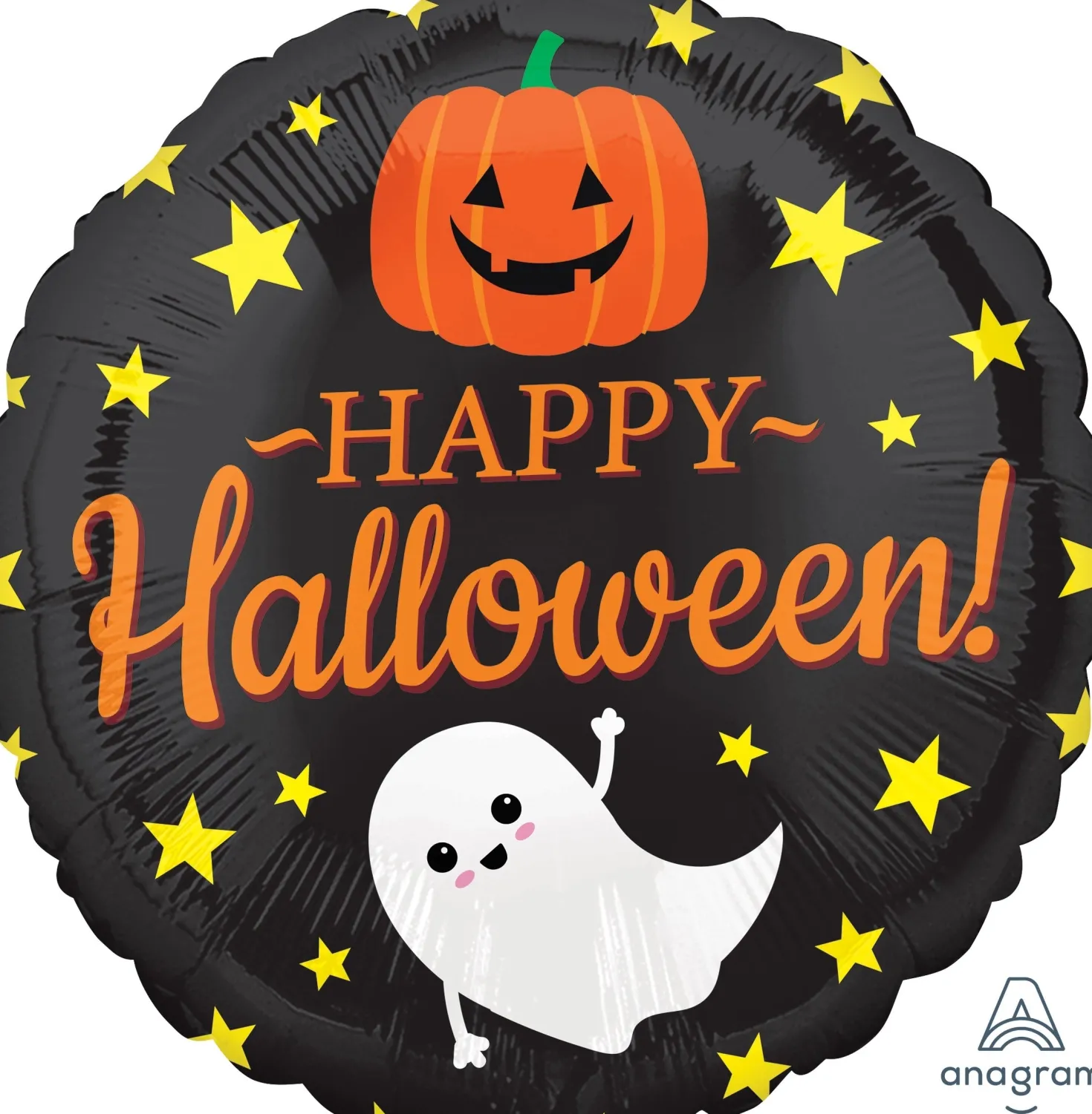Happy Halloween kurpitsa ja haamu foliopallo