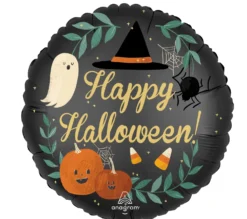 Happy Halloween satiini foliopallo