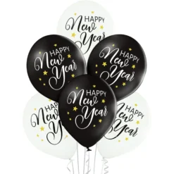 Happy New Year ilmapallo 30cm 6 kpl/pss
