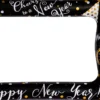Happy New Year puhallettava selfiekehys